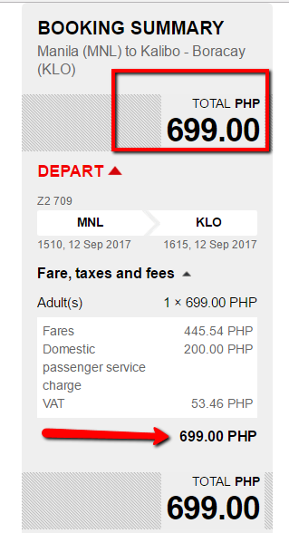 2017 Promo Fare