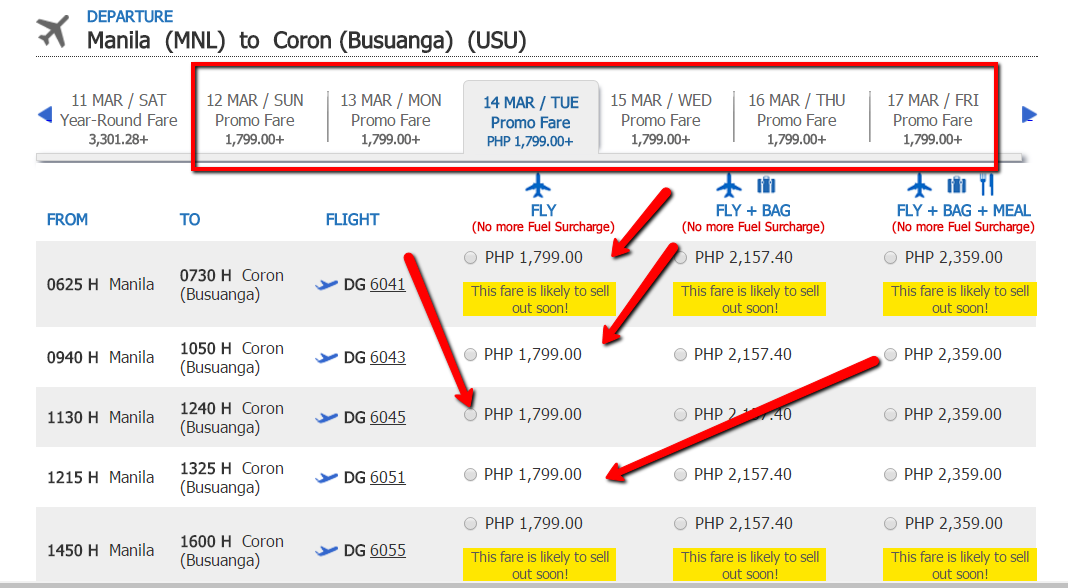 Piso Fare to Palawan
