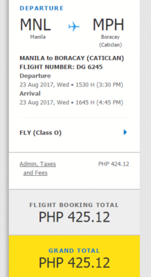 Cebu Pacific Piso Fare 2017