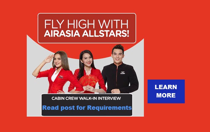AirAsia Cabin Crew Job Fair 2017
