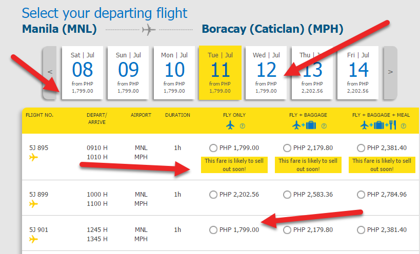Cebu Pacific Promos