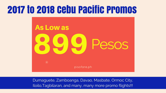 Cebu Pacific Promos dumaguete davao masbate and many more