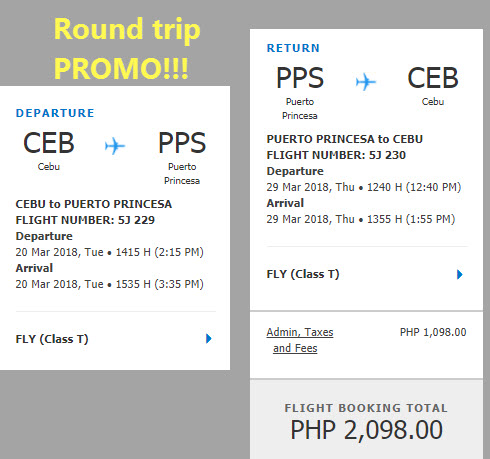 cebu to puerto princesa promo 2018