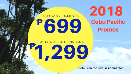 promos june to september 2018 cebu pacific air domestic international