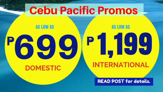 cebu pacific promo NOVEMBER 2018 to MARCH 2019