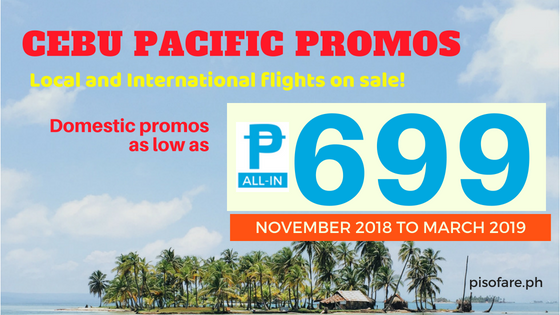 cebu pacific promo fare tickets 2018 to 2019