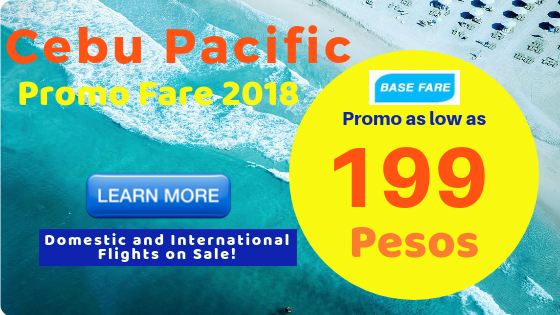 cebu pacific sale on tickets promo