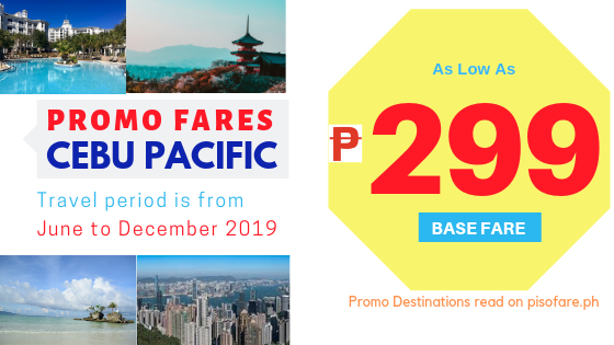 299 promo 2019 june to december cebu pacific