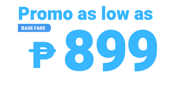 Cebu Pacific promo 899 base fare