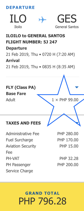 iloilo to general santos promo