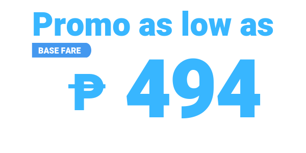 promo fare 494 Cebu Pacific