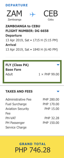 promo zamboanga to cebu