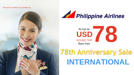 78 anniversary philippine airlines international