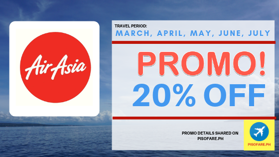 air asia 20% off promo fare 2019