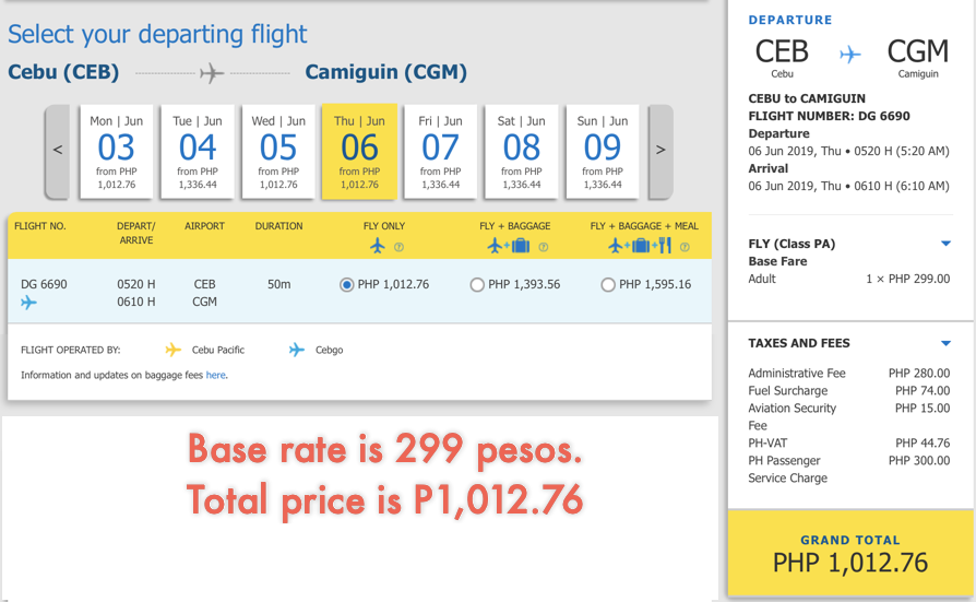 cebu pacific camiguin promo june 2019