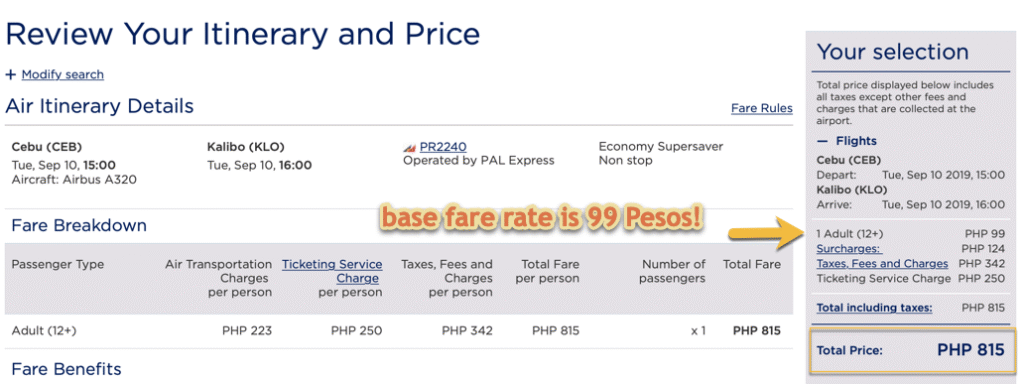 pal promo cebu to kalibo 99 pesos base fare