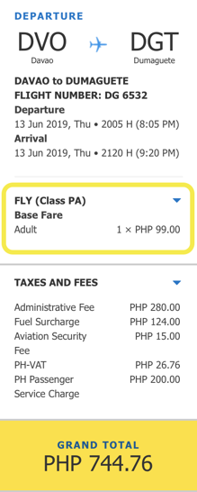 promo fare davao to dumaguete