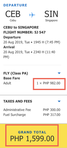 cebu to singapore promo august 2019