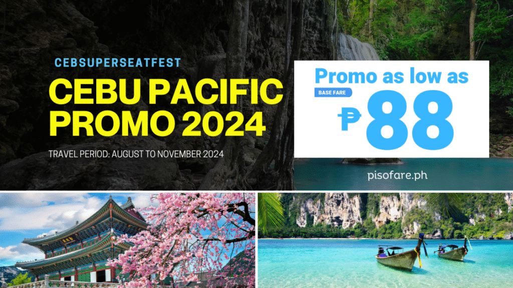 cebu pacific promo fare 2024 P88