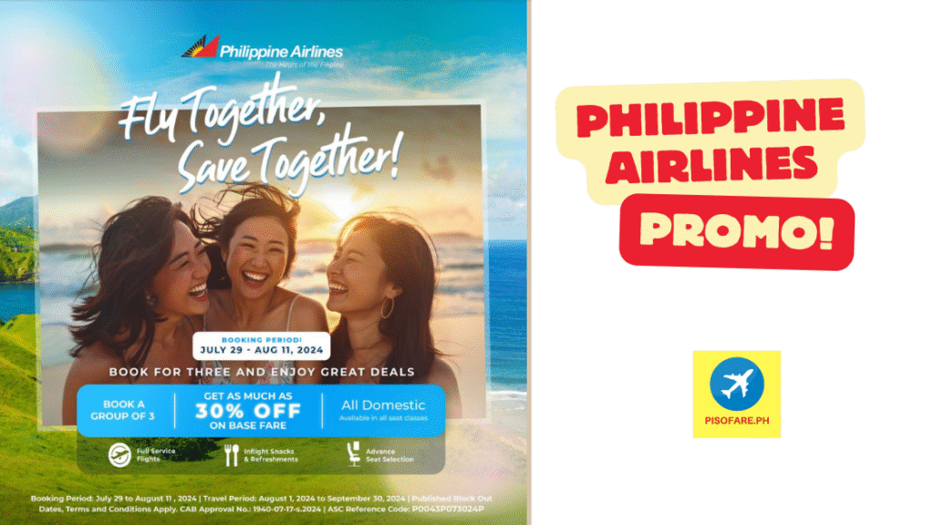 Philippine Airlines promos 30% off