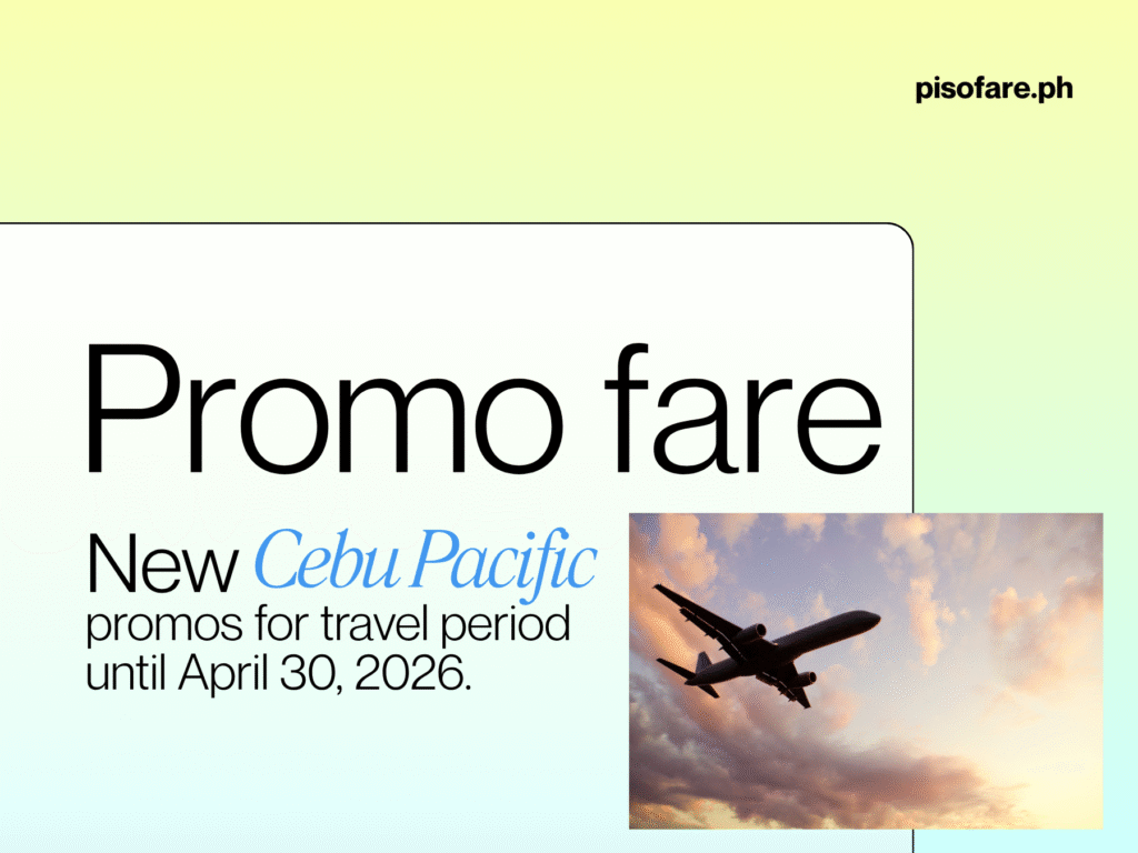 cebu pacific promo for November to April 2026